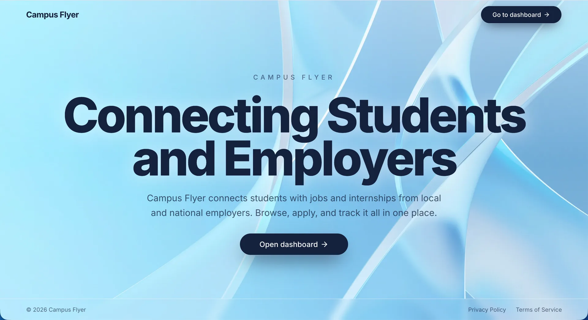 Campus Flyer: Connecting Students with Employers